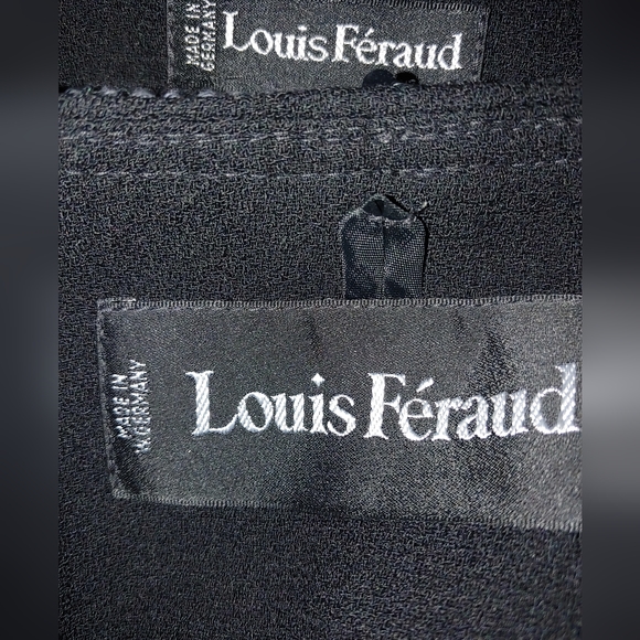 LOUIS FERAUD/ ESCADA 38 8 COUTURE WOOL SEQUINS TAILORED SHORT SKIRT SUIT - Picture 11 of 16